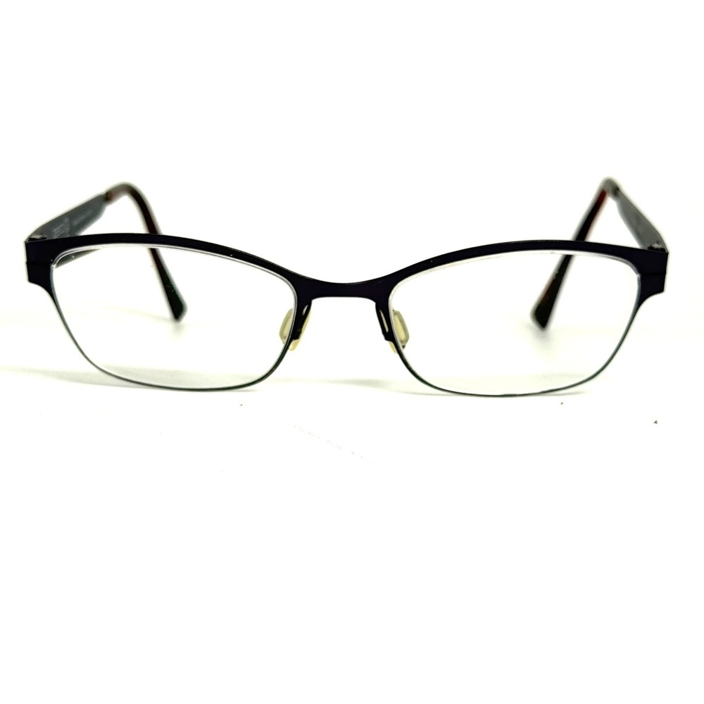 Zero G Titanium‎ Sherrill Purple Eyeglasses Frames Handcrafted Japan 50-17-135